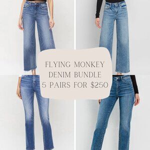 Flying Monkey Denim NWT Mystery Bundle — 5 for $250 (Retail $450 or more)